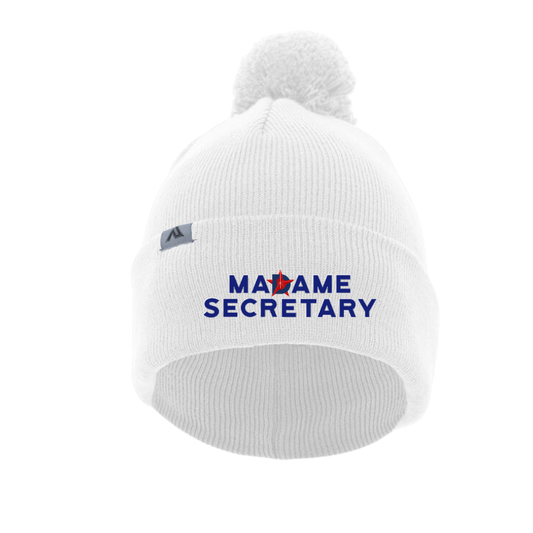 Madame Secretary Pom-Pom Beanie