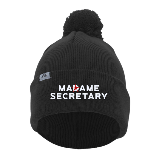 Madame Secretary Pom-Pom Beanie