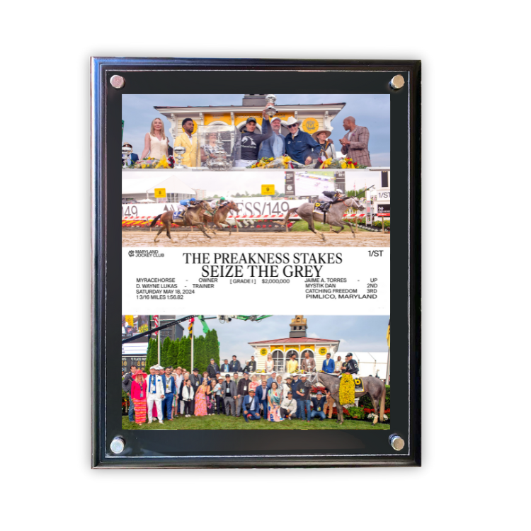 Customizable Seize the Grey Winner's Circle Photo - Official Owner