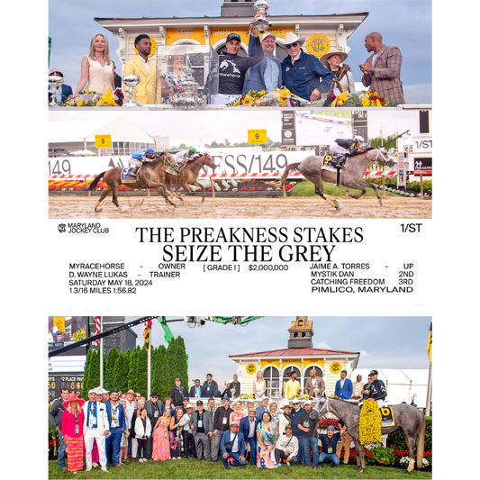 Customizable Seize the Grey Winner's Circle Photo - Official Owner