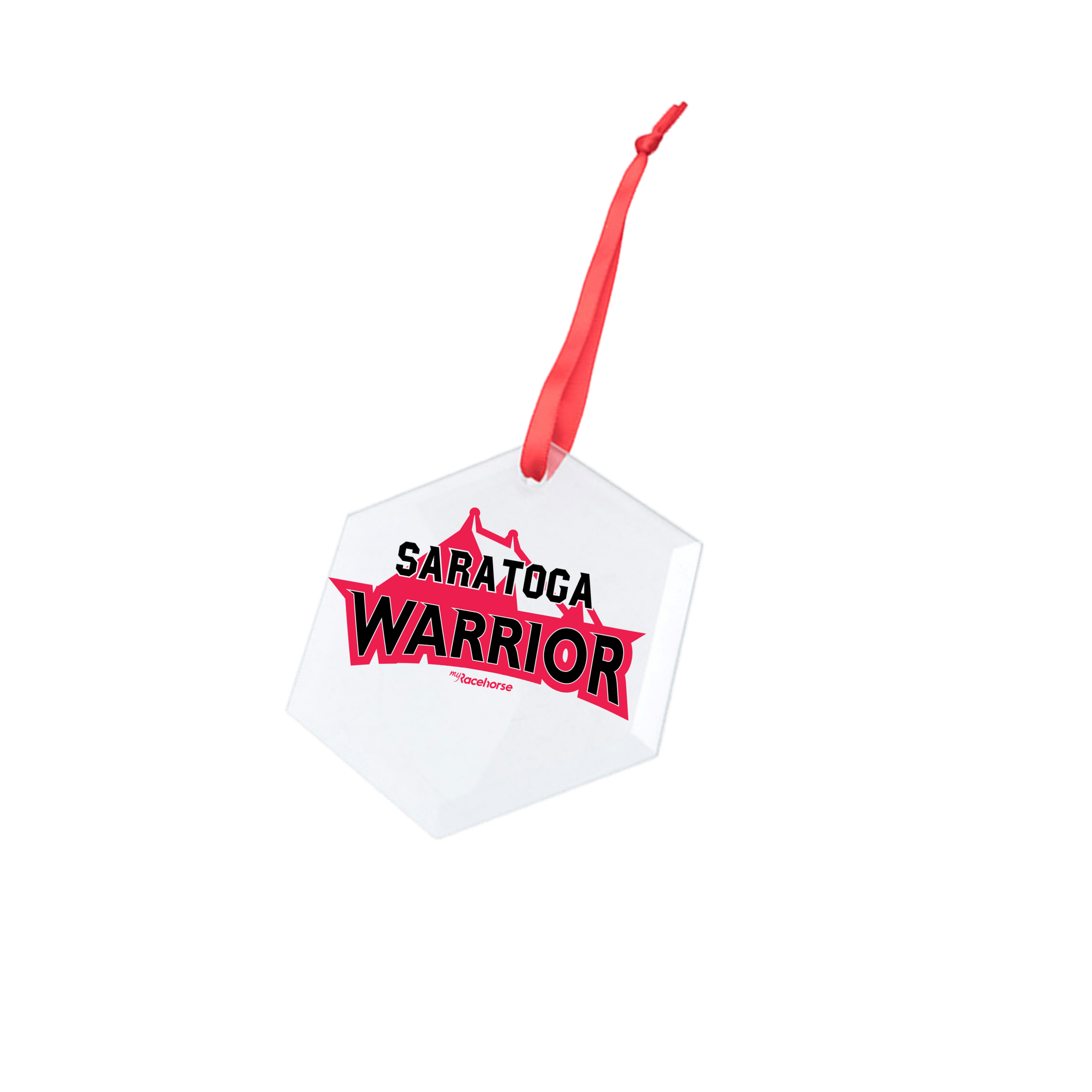 Saratoga Warrior Hexagonal Glass Ornament