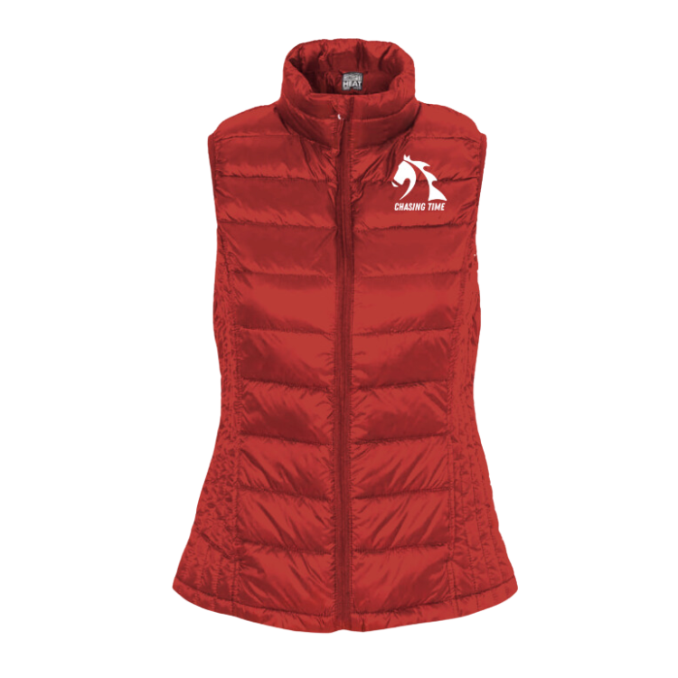 25% Off - Custom Logo Chasing Time Women's Packable Vest