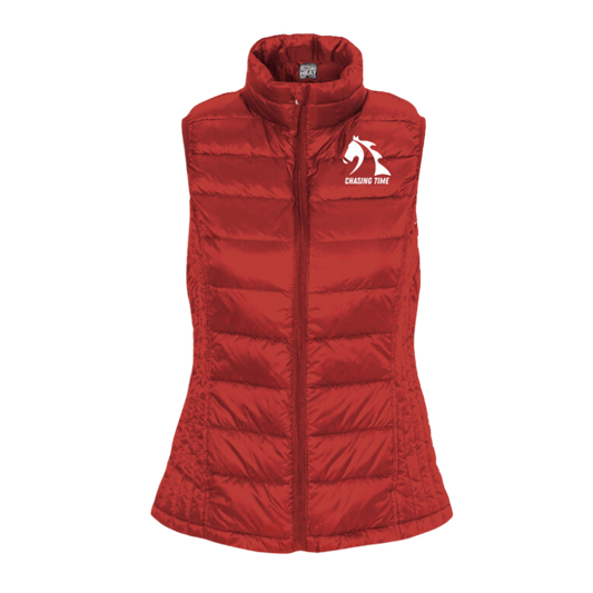 25% Off - Custom Logo Chasing Time Women's Packable Vest