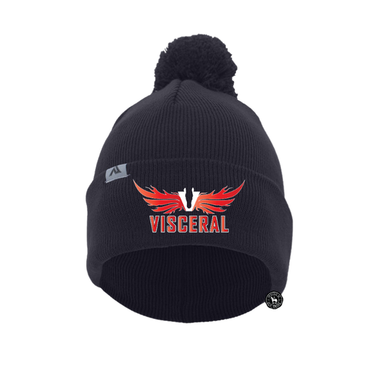 Visceral Beanie with Pom-Pom