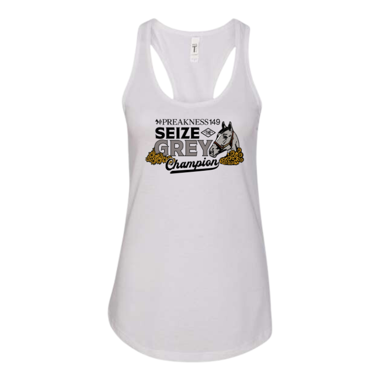 Seize the Grey Official Preakness Women's Racer Back Tank