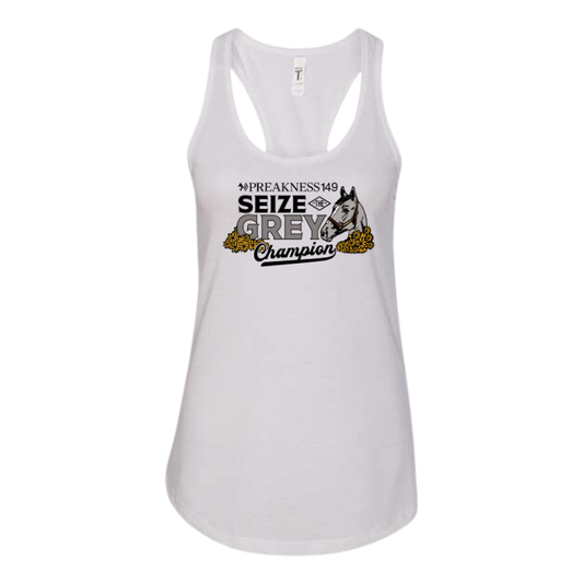 Seize the Grey Official Preakness Women's Racer Back Tank