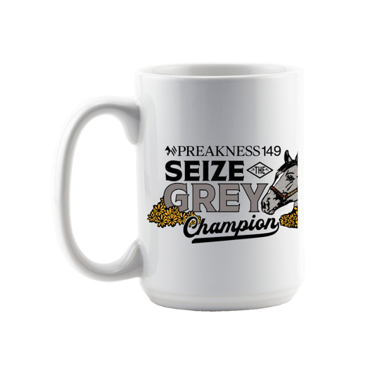 Seize the Grey Official Preakness 15 oz Coffee Cup