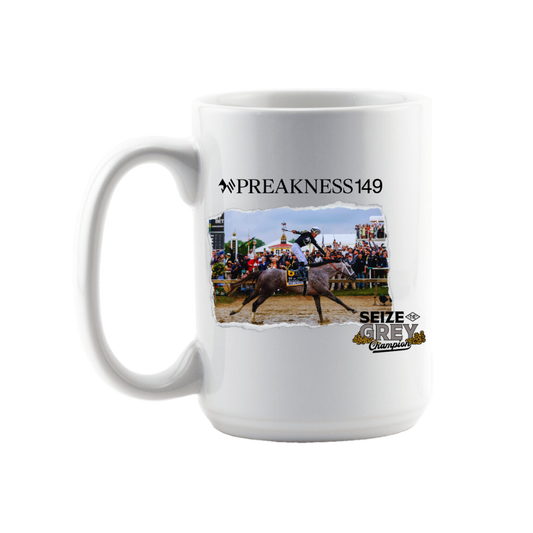 Seize the Grey Official Preakness 15 oz Coffee Cup