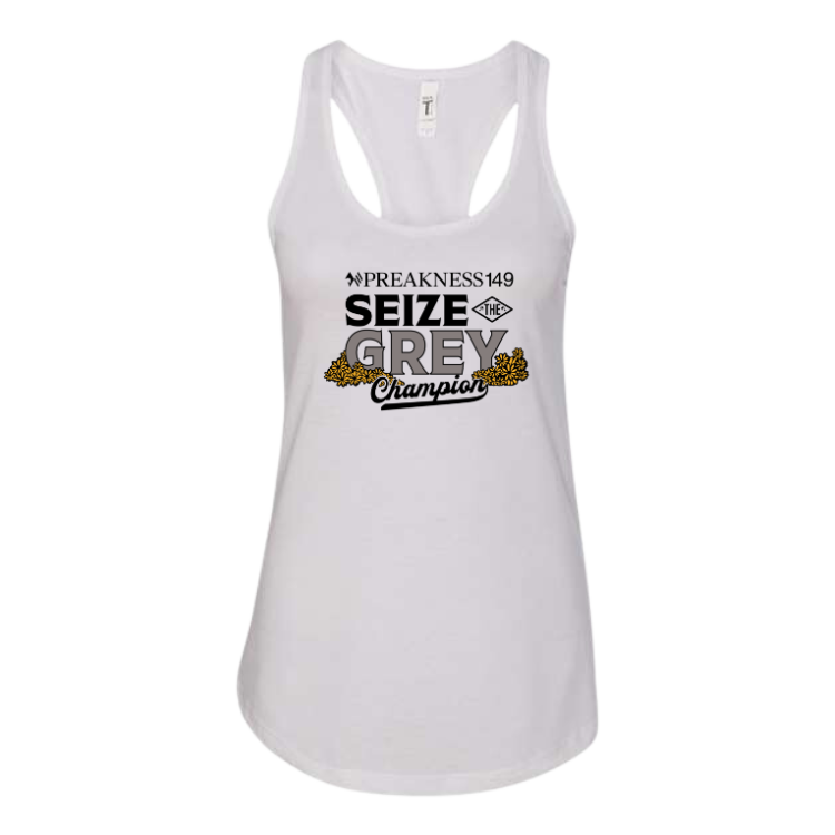 Seize the Grey Official Preakness Women's Racer Back Tank