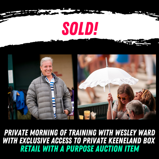 Exclusive Keeneland Box for a Day & Private Morning of Training with Wesley Ward