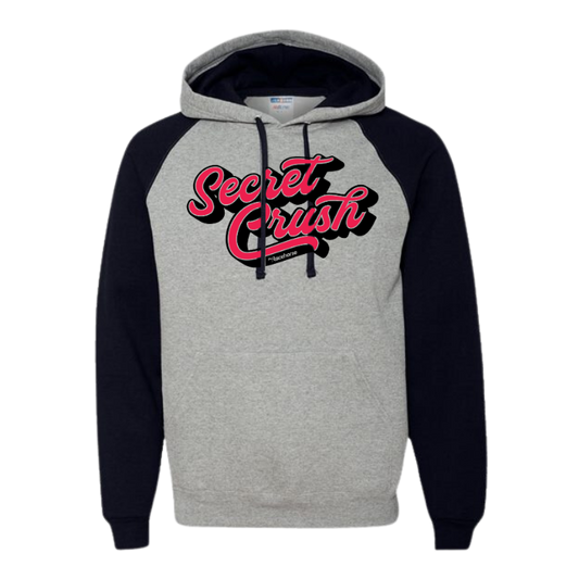 Secret Crush Raglan Hooded Sweatshirt