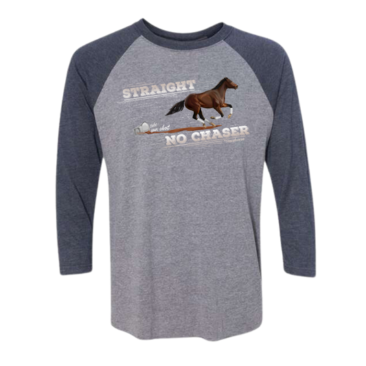 Straight no Chaser Unisex 3/4 Sleeve Raglan T-Shirt