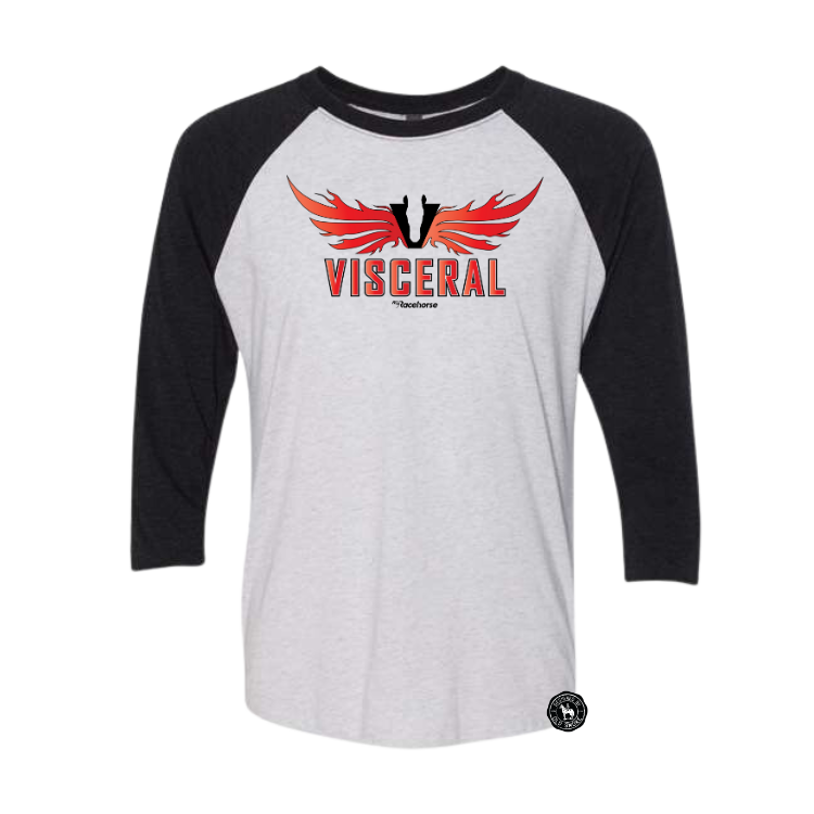 Visceral Unisex 3/4 Sleeve Raglan T-Shirt
