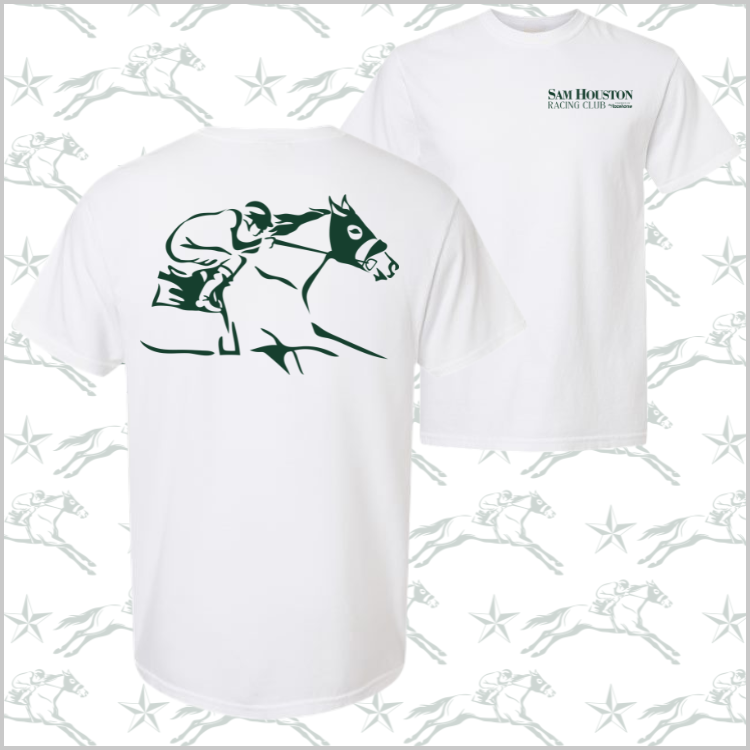 Sam Houston Racing Club - Champion Horse Logo Unisex Jersey T-Shirt