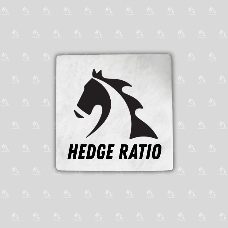 Hedge Ratio Marble Coaster w/ Cork Back