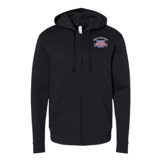 Seize the Grey Pennsylvania Derby Collection Unisex Fleece Zip Hoodie