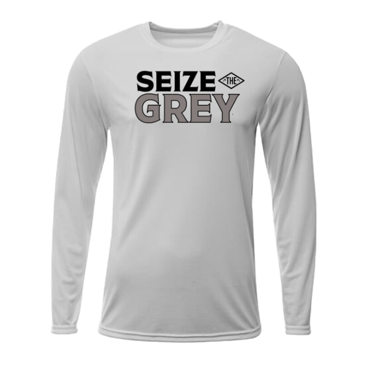 Seize the Grey Performance Long Sleeve T-Shirt