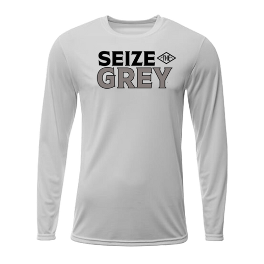 Seize the Grey Performance Long Sleeve T-Shirt