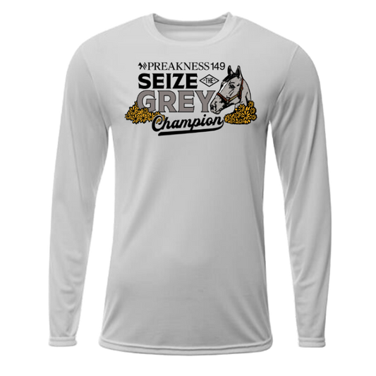 Seize the Grey Official Preakness Performance Long Sleeve T-Shirt