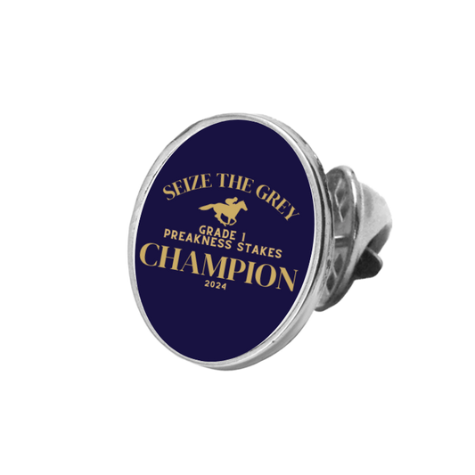 Seize The Grey Preakness Stakes Champion Lapel Pin