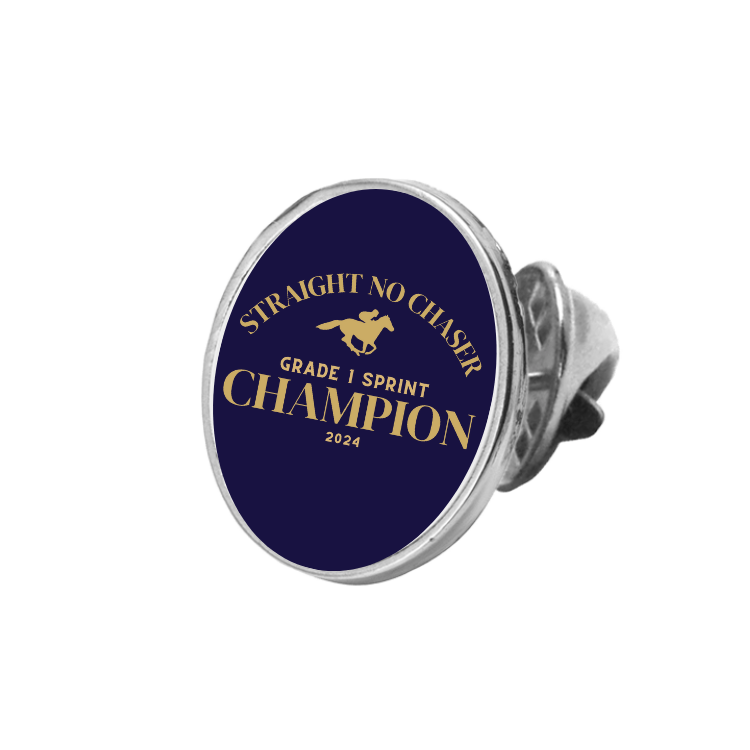 Straight No Chaser Grade 1 Sprint Champion Lapel Pin
