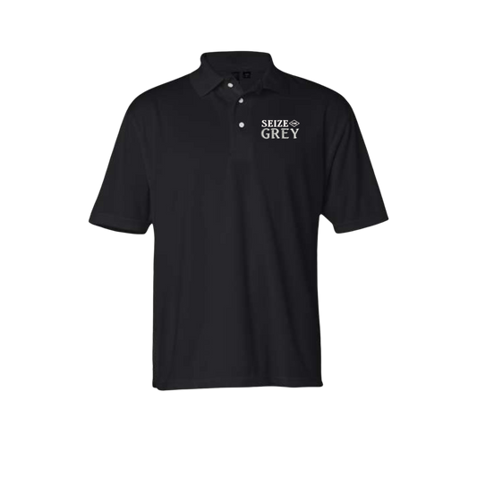 25% Off - Seize the Grey Men's Embroidered Polo Shirt