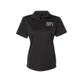 Load image into Gallery viewer, Seize the Grey Women's Embroidered Polo Shirt
