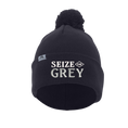 Load image into Gallery viewer, Seize the Grey Beanie with Pom-Pom
