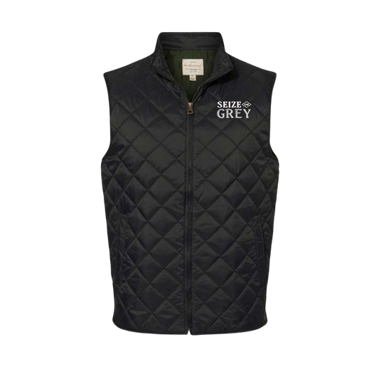 25% Off - Seize the Grey Men's Quilted Vest