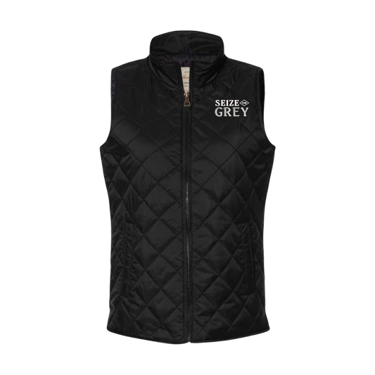 Seize the Grey Women's Quilted Vest