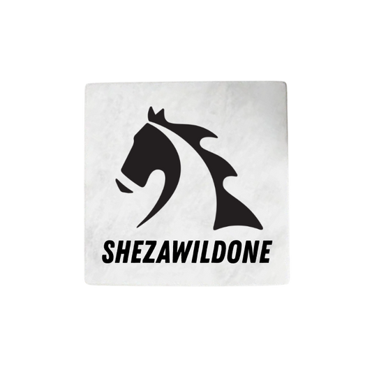 Shezawildone Coaster w/ Cork Back