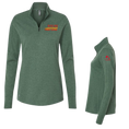 Load image into Gallery viewer, Raging Inferno - Adidas Women's 3-Stripes Quarter-Zip Sweater

