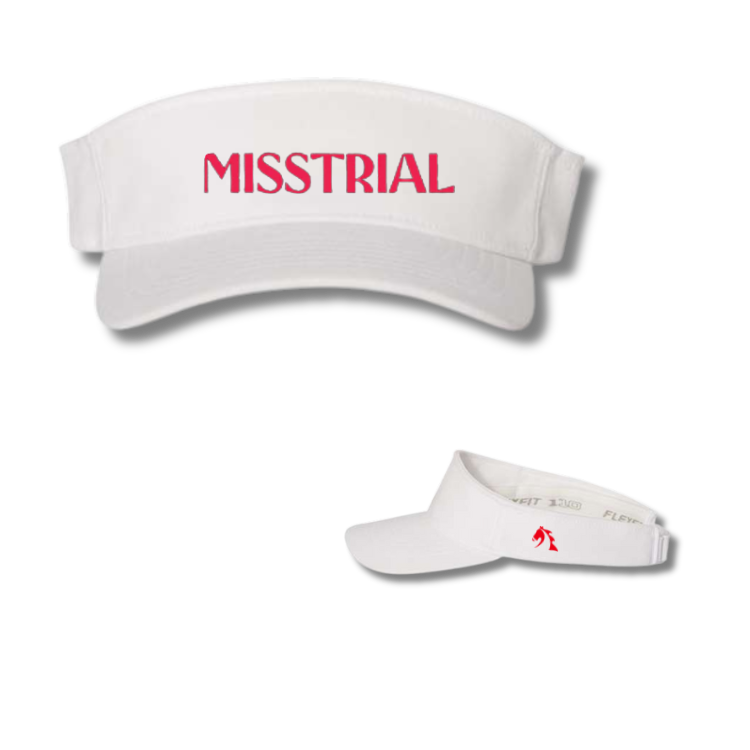 Misstrial Embroidered Visor