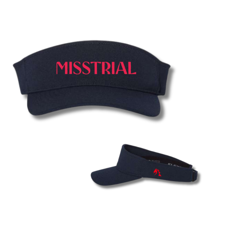 Misstrial Embroidered Visor