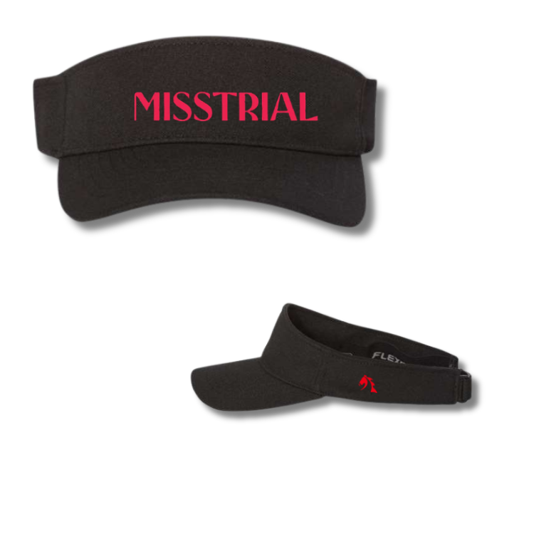 Misstrial Embroidered Visor