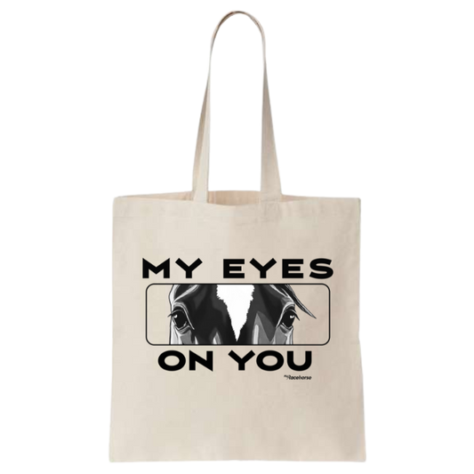 My Eyes on You Canvas Tote Bag