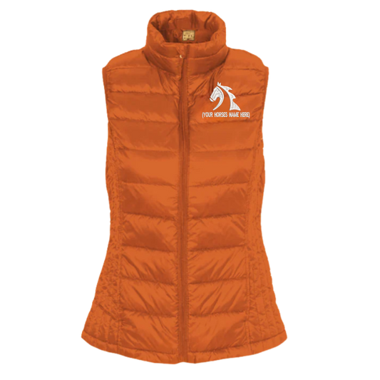 Women's Custom Embroidered Packable Vest