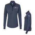 Load image into Gallery viewer, Circe - Adidas Women's 3-Stripes Quarter-Zip Sweater
