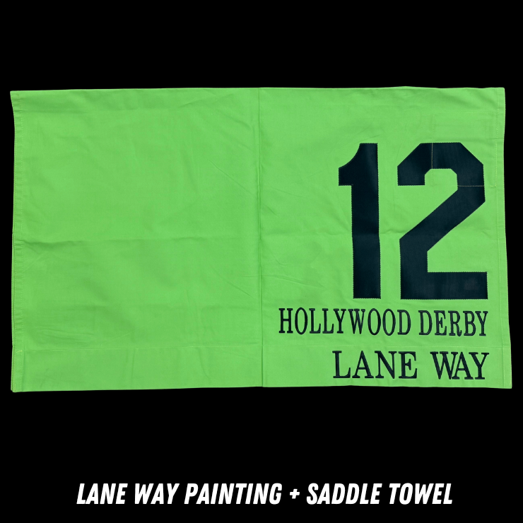 Lane Way Painting + Race Saddle Towel