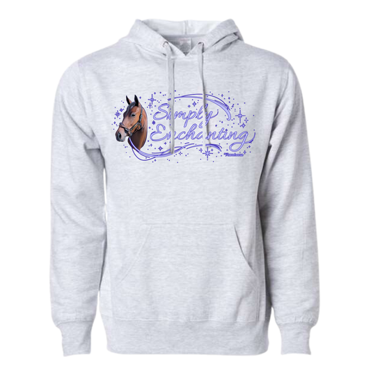 Simply Enchanting - Cursive Hooded Sweatshirt