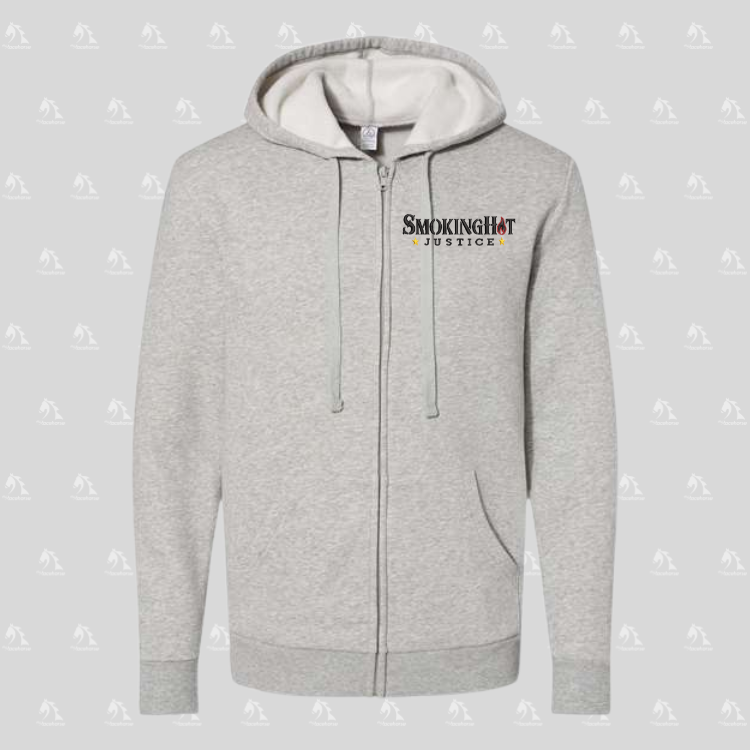Smokinghot Justice  Unisex Fleece Zip Hoodie