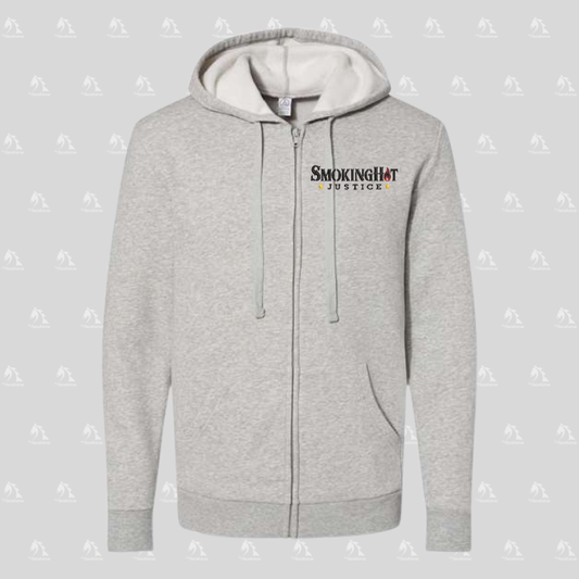 Smokinghot Justice  Unisex Fleece Zip Hoodie