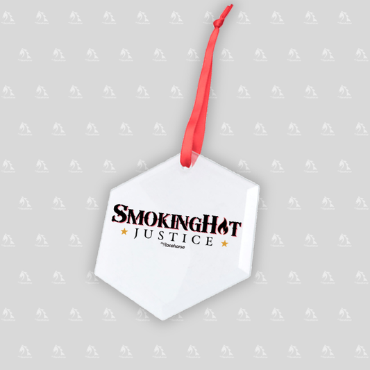 Smokinghot Justice Hexagonal Glass Ornament