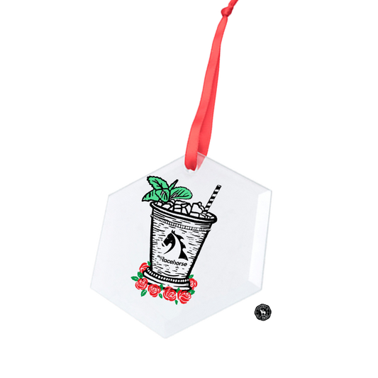 MyRacehorse Derby Hexagonal Glass Ornament
