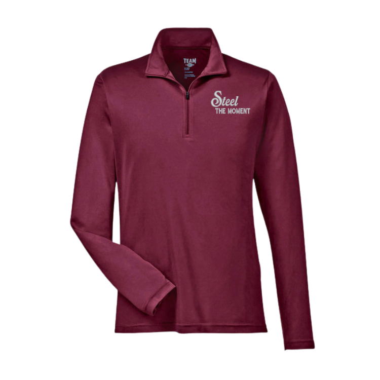 Steel the Moment Unisex Light Weight 3/4 Zip Pullover