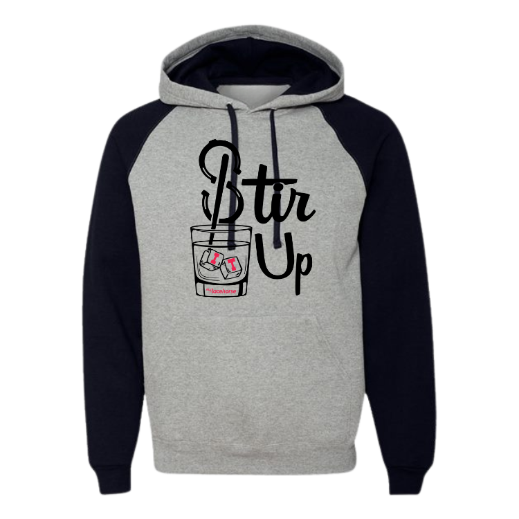 Stir It Up Men's Raglan Hooded Sweatshirt