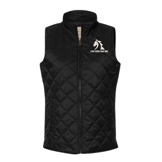 Women's Custom Embroidered Quilted Vest
