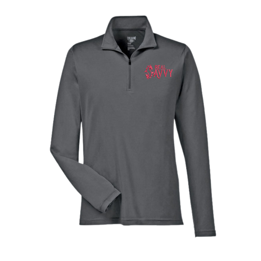 Real Savvy Men's 3/4 Zip Up Pullover