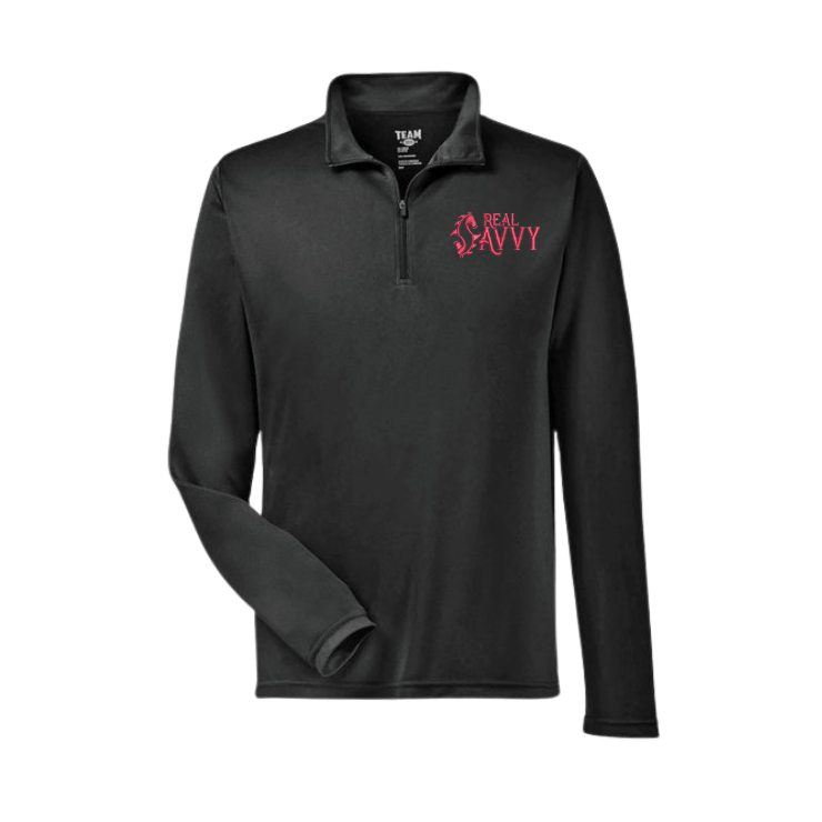 Real Savvy Men's 3/4 Zip Up Pullover