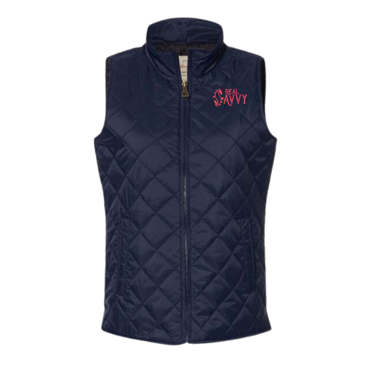 Real Savvy Women's Quilted Vest